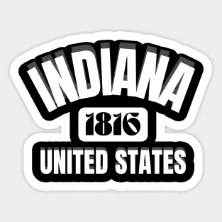 INDIANA Sticker